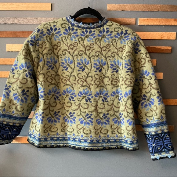 Nomadic Traders Wool Zippered Cardigan Sweater - Picture 2 of 12